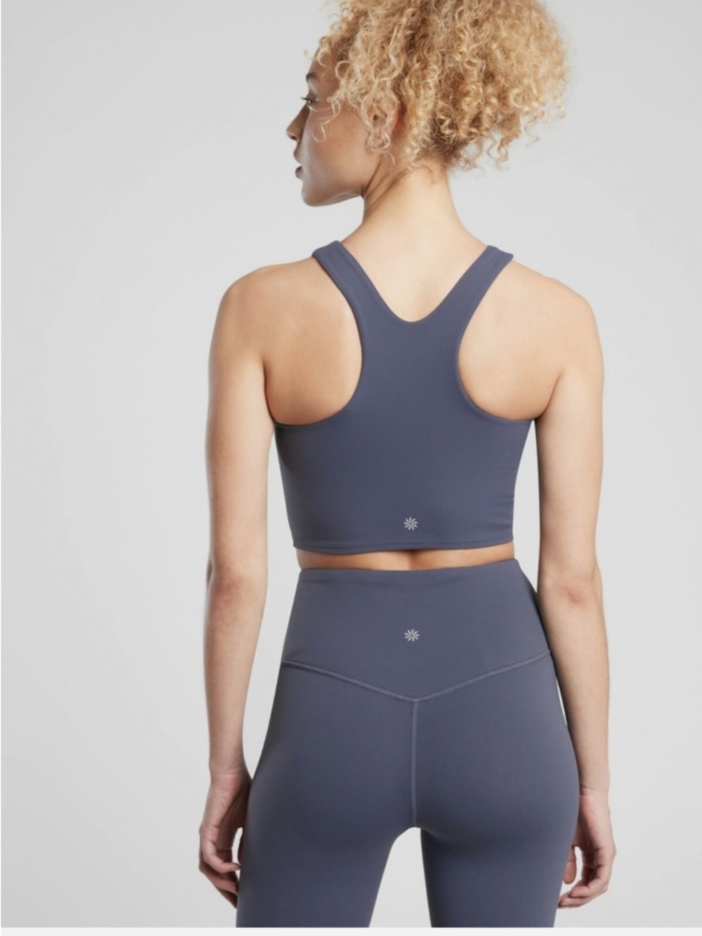NWT Athleta Cropped Top Sports Bra - Picture 2 of 5